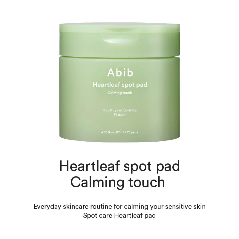Abib Heartleaf Spot Pad Calming Touch 80 pads - everyday skincare routine