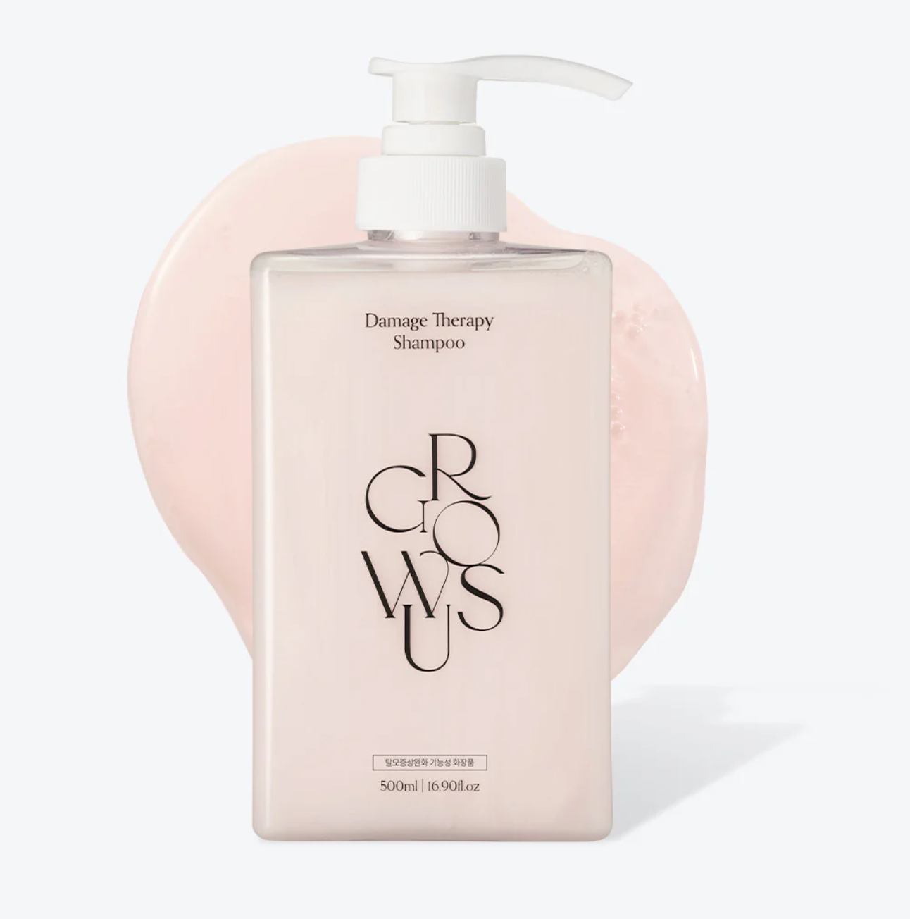 GROWUS Damage Therapy Shampoo EX 500ml – sulfate-free Korean protein repair shampoo with Marine Pearl and Collagen Complex