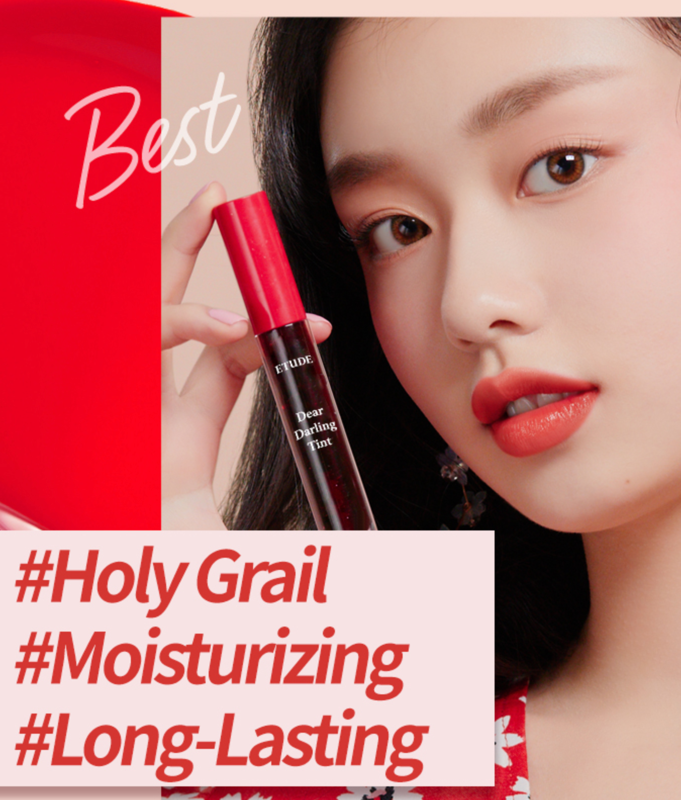 Etude Dear Darling Water Gel Tint in RD301 Dracula Red