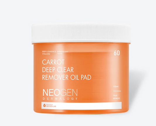 Neogen Carrot Deep Clear Remover Oil Pad 150ml
