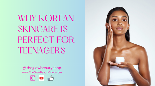 Korean skincare for teens – gentle K-beauty routine with hydrating toners, serums, and SPF for young skin