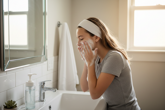 Double Cleansing to remove makeup