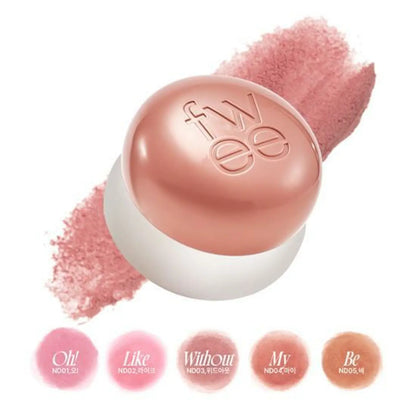 Fwee - Lip & Cheek pudding pot - Cherry