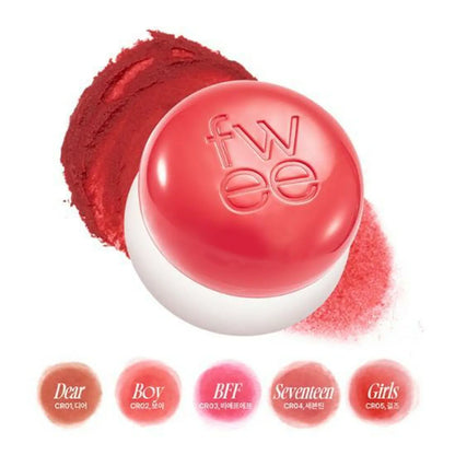Fwee - Lip & Cheek pudding pot - Cherry