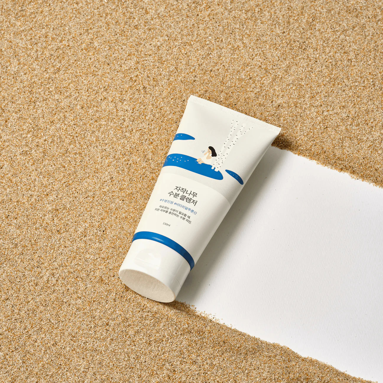 Close-up of Birch Moisturizing Cleanser's Smooth and Creamy Texture