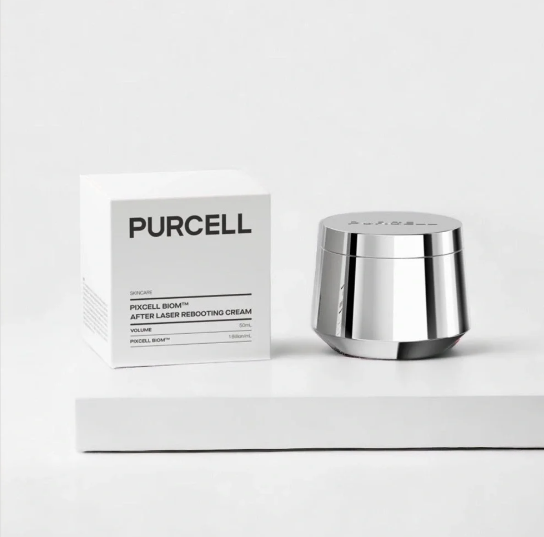 PURCELL Pixcell Biom Probiotics Rebooting Cream 50ml – front product packaging of Korean microbiome face cream for sensitive and damaged skin