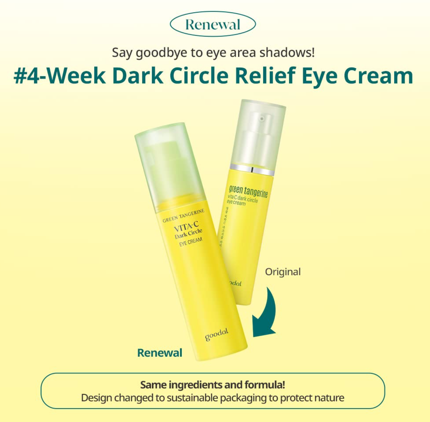 Green Tangerine Vita C Dark Circle Eye Cream