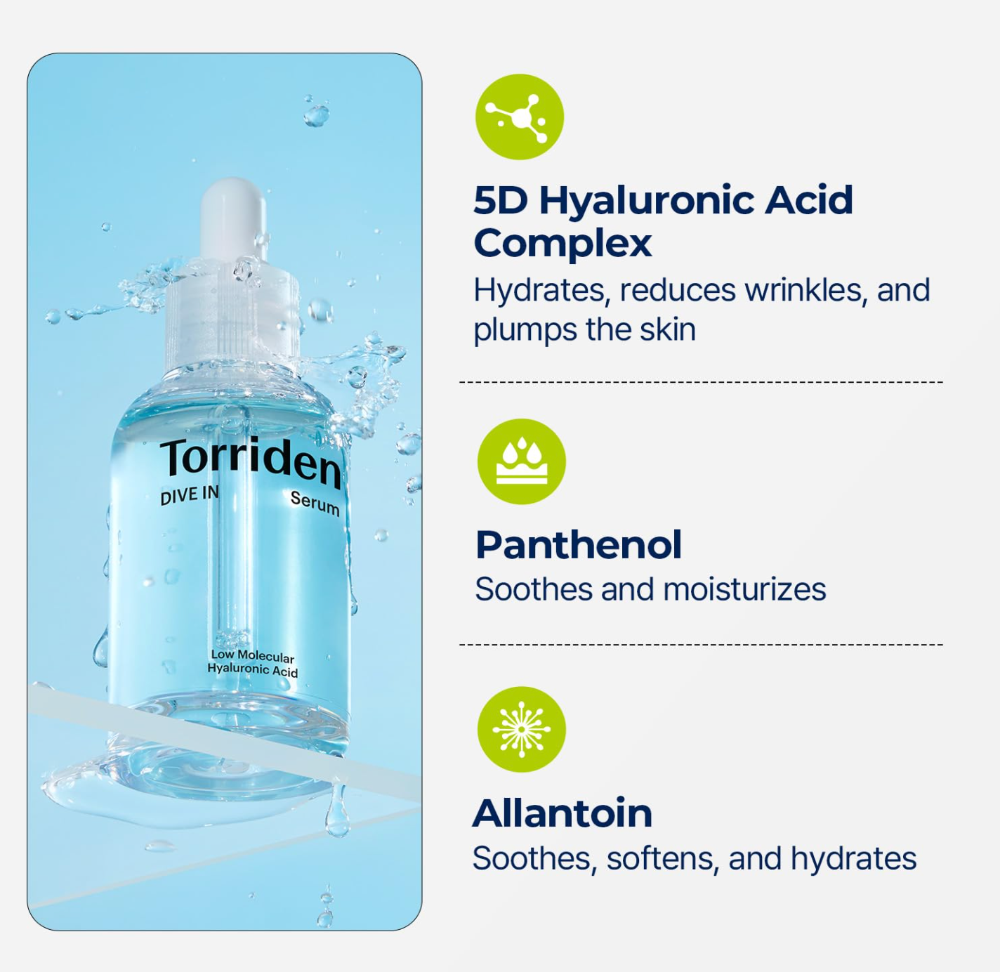 Torriden - *RENEW* DIVE-IN Low Molecular Hyaluronic Acid Serum
