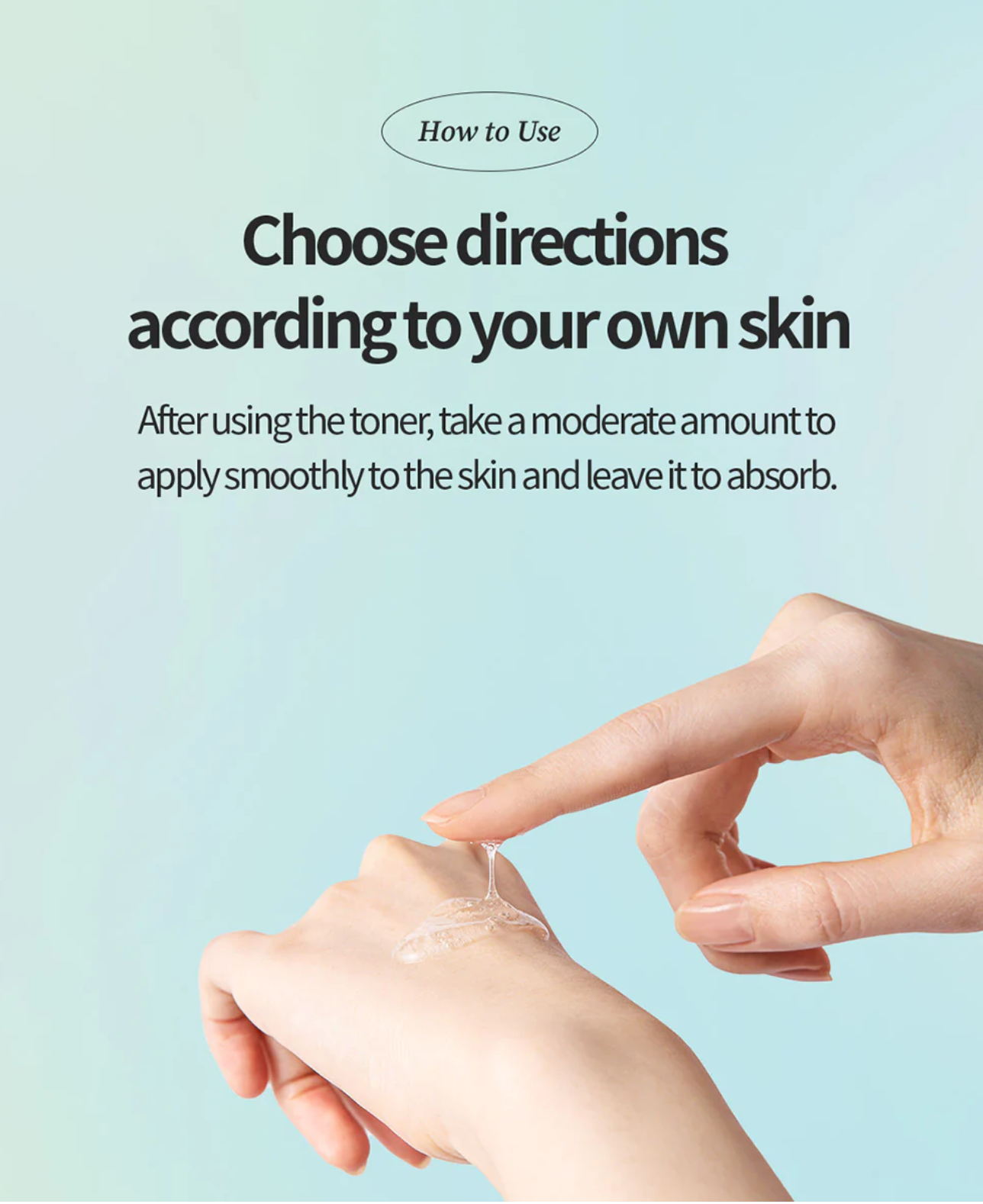 Directions to use Tocobo Bifida Biome Essence