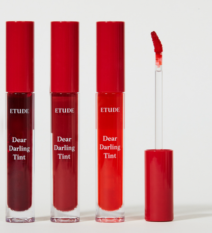 dear solar gradient lips v2 the red c ion.package ETUDE Darling Water Gel Tint #06 Sweet Potato Lip Stain Made in korea * Apply to the lips from the centre and moving outwards Love creating lip color combos