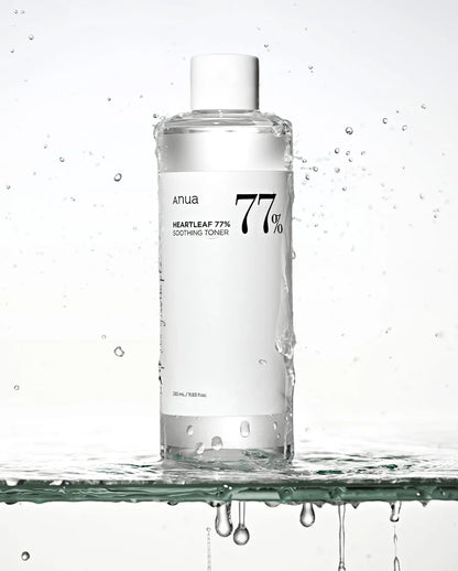 77% Heartleaf Extract toner to calm irritation
