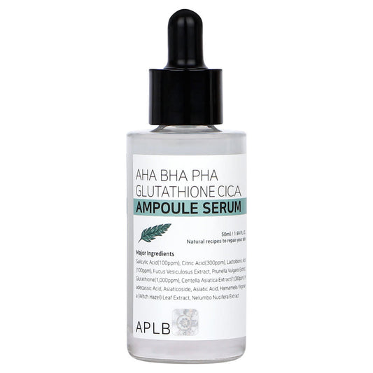 APLB AHA BHA PHA Glutathione Cica Ampoule Serum 50ml