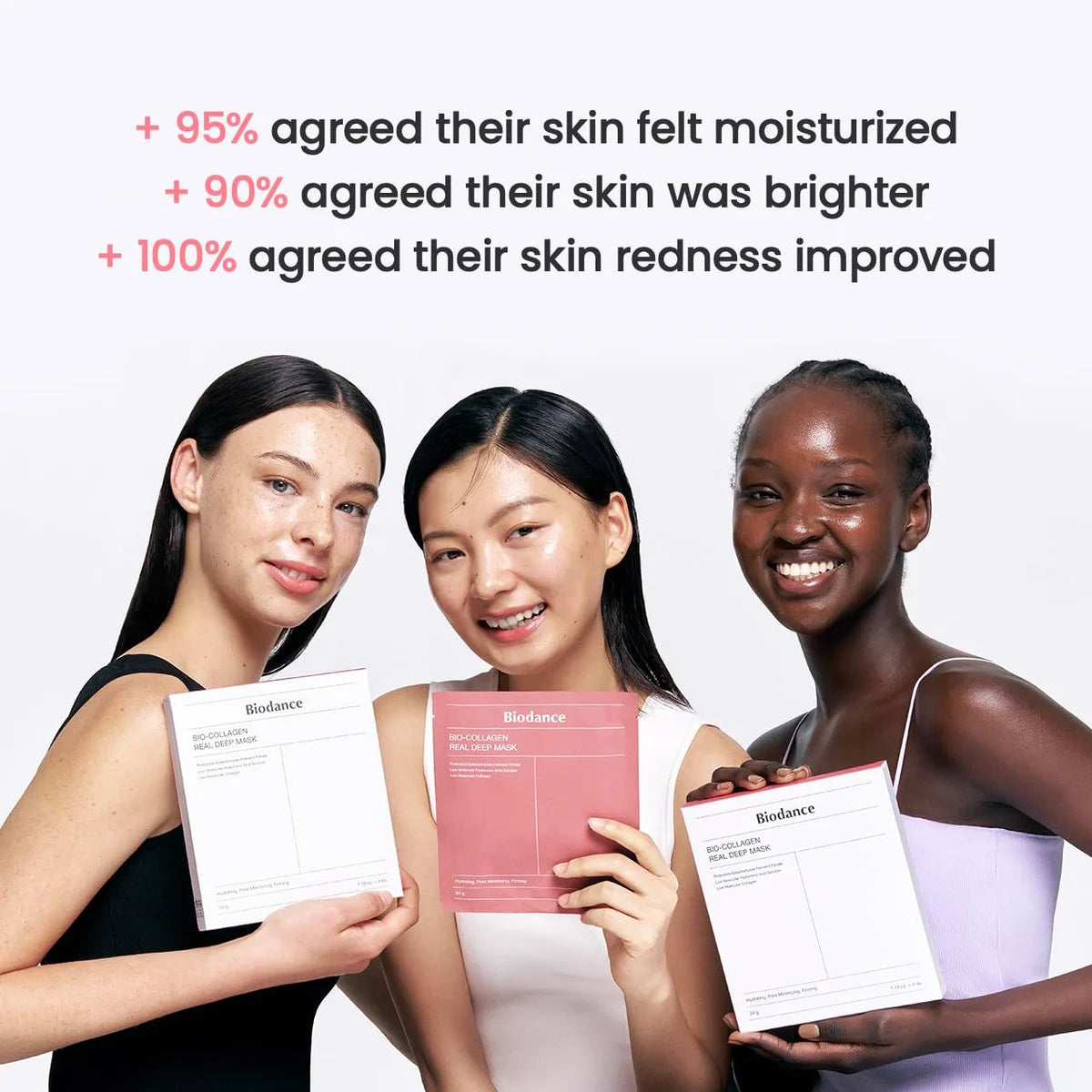 Bio-Collagen Real Deep Mask social proof of benefits