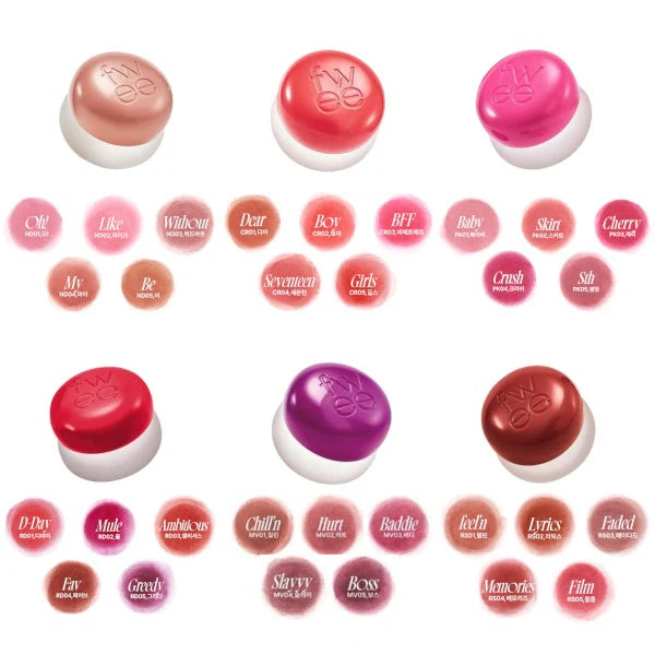 Fwee - Lip & Cheek pudding pot - Cherry