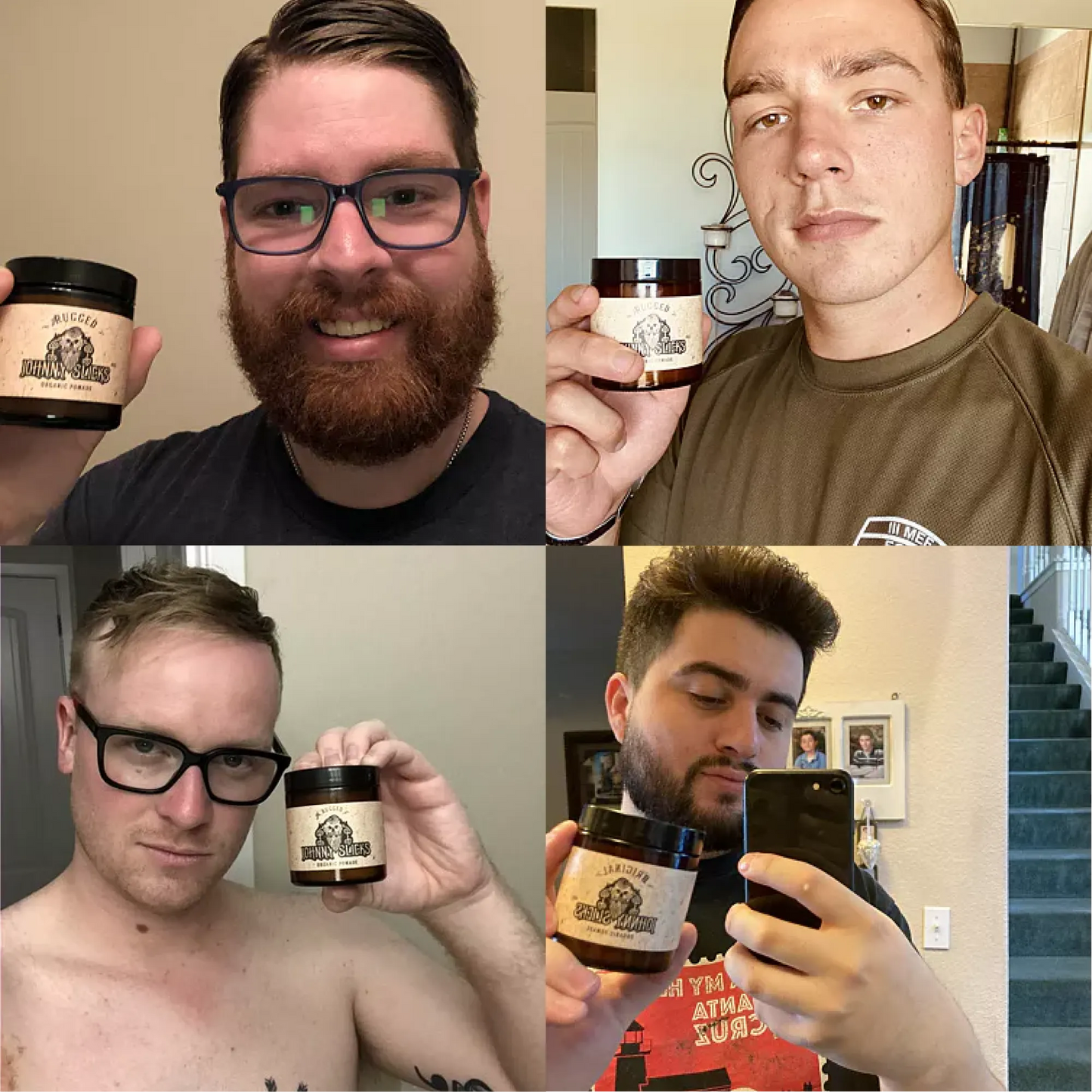 Johnny Slicks Organic Oil Based Pomade